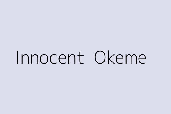 Innocent  Okeme 